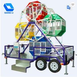 O carnaval portátil de QiangLi monta CE da roda de 6/24seats o mini Ferris aprovado