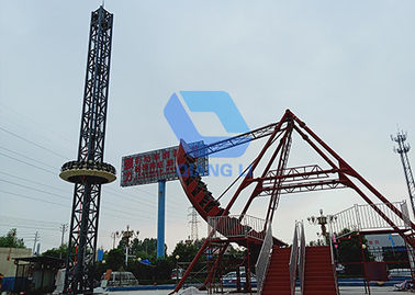 China Passeio de gerencio da torre do balanço do voo giratório feito sob encomenda do equipamento do parque de diversões fábrica
