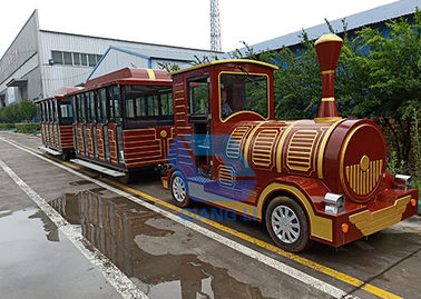 China Trem Trackless Sightseeing da bateria do passeio do trem do Kiddie do divertimento para crianças fábrica