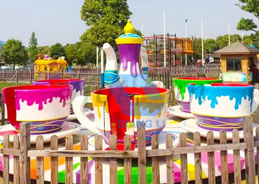 China O anti parque temático da corrosão monta 24 passeios do carnaval da xícara de chá da música de Seater mini fábrica
