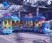 Trem Trackless do Kiddie dos modelos interessantes da antiguidade do passeio do trem do carnaval para parques de diversões fornecedor