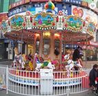 Os passeios clássicos atrativos do parque de diversões, carnaval alegre vão campo de jogos do círculo fornecedor