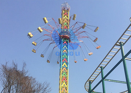 Do balanço superior da gota dos passeios de emoção do parque de diversões da segurança passeios de voo giratórios de Sky Tower fornecedor