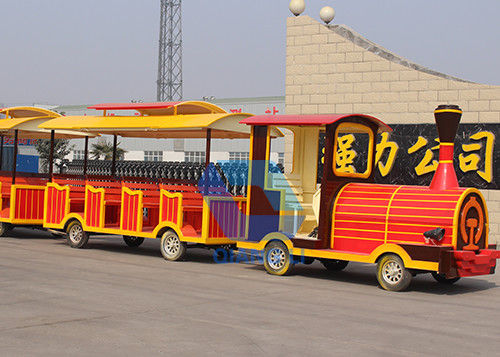 Simples opere os passeios do trem do divertimento, passeio do trem do parque temático para a festa de anos das crianças