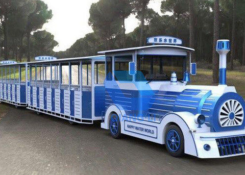 Trem Trackless do Kiddie dos modelos interessantes da antiguidade do passeio do trem do carnaval para parques de diversões