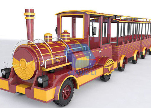 Trem Trackless do Kiddie dos modelos interessantes da antiguidade do passeio do trem do carnaval para parques de diversões